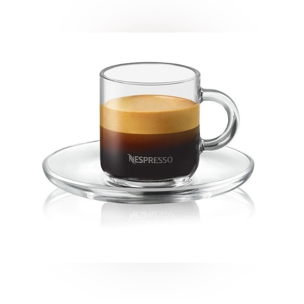 Nespresso Clear Glass Espresso Set